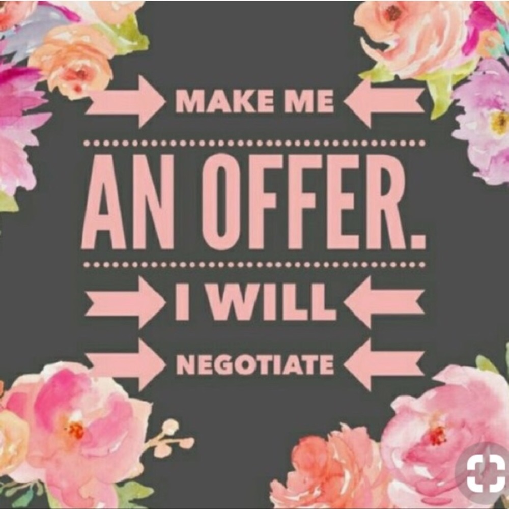 Let’s find a price that works for both of us!!
